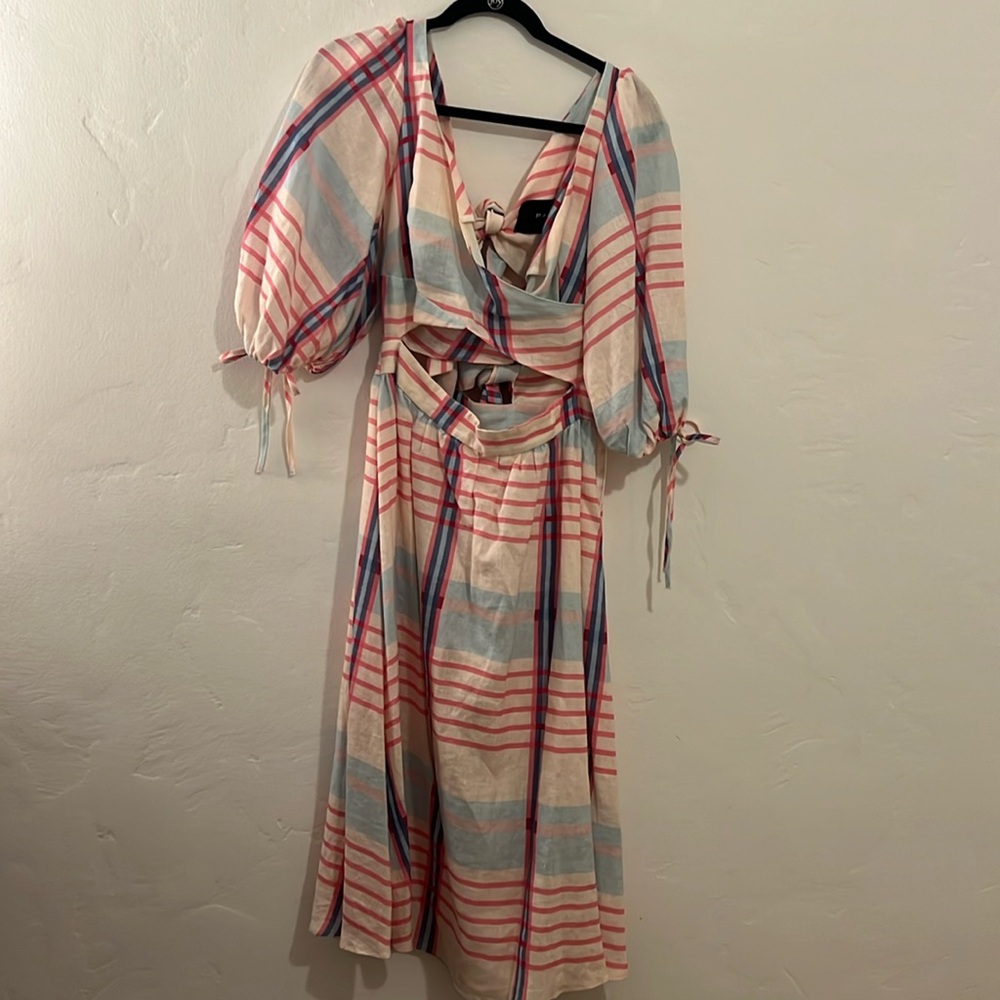 Paper London dress with cut outs